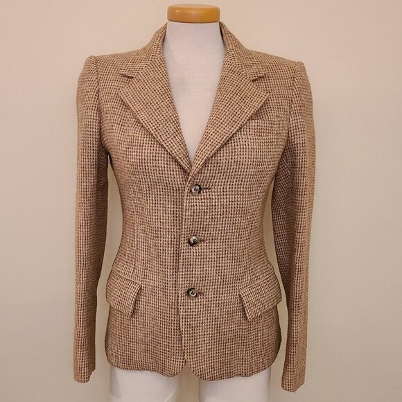 Ralph Lauren Blue Label Jackets & Blazers - Vintage Ralph Lauren Equestrian Inspired Harris Tweed Blazer